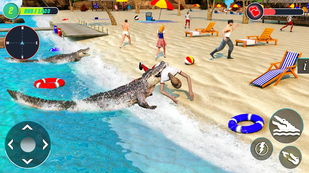 Crocodile Games: Animal Games [MOD: новые крокодильи приключения без ограничений] Screenshot 4