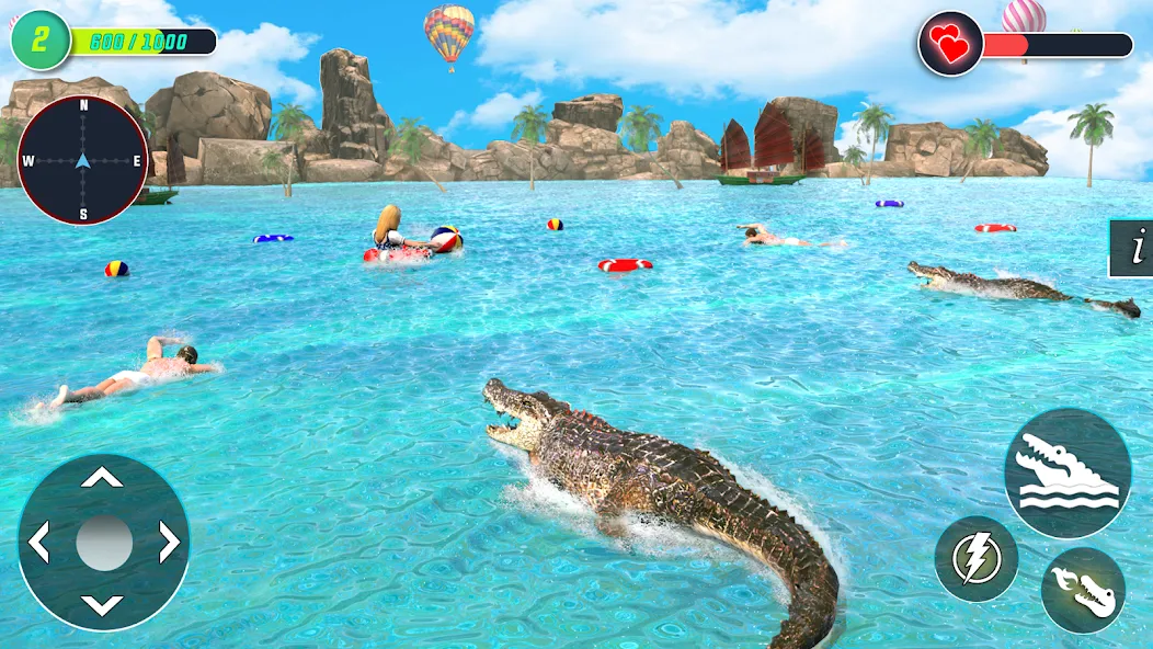 Crocodile Games: Animal Games [MOD: новые крокодильи приключения без ограничений] Screenshot 5