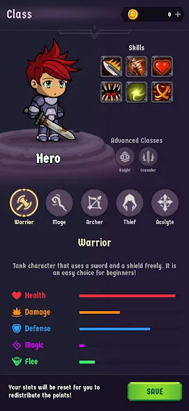 The Walking Hero - Idle RPG [MOD: безлимитные ресурсы и энергия] Screenshot 2