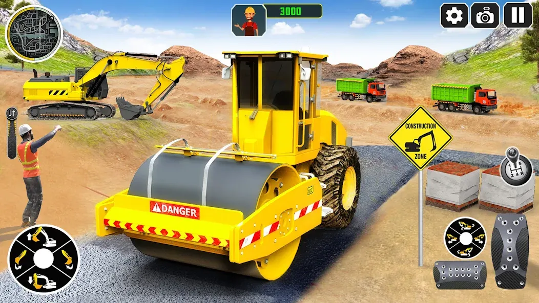 City Construction Simulator 3D [MOD: безлимитные деньги и открыты все уровни] Screenshot 2