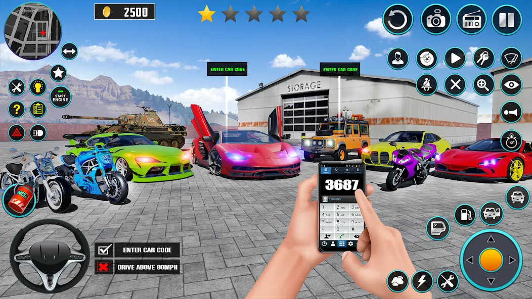 Open World Car Driving Games [MOD: безлимитные деньги и все машины] Screenshot 3