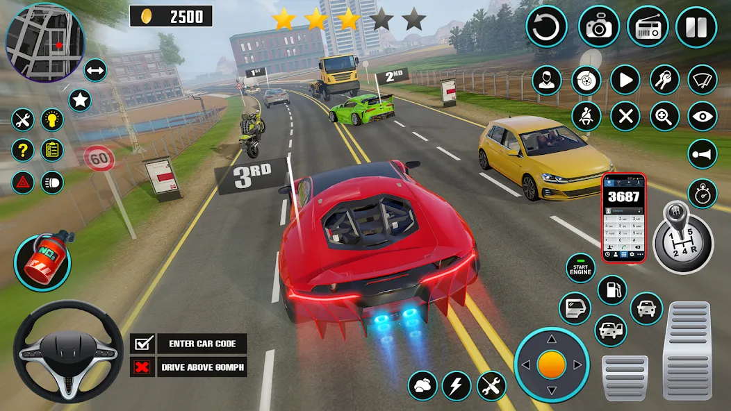 Open World Car Driving Games [MOD: безлимитные деньги и все машины] Screenshot 4
