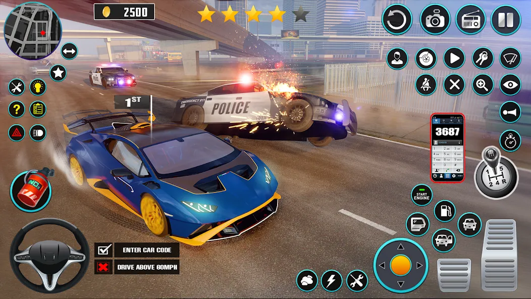 Open World Car Driving Games [MOD: безлимитные деньги и все машины] Screenshot 5
