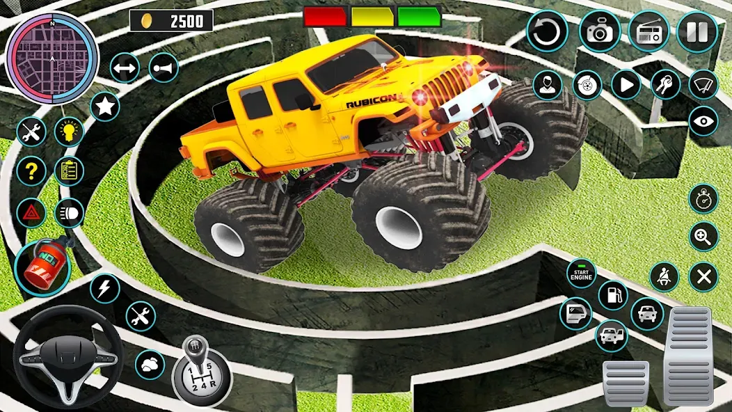 Monster Truck Maze Puzzle Game [MOD: безлимитные деньги и все машины открыты] Screenshot 2