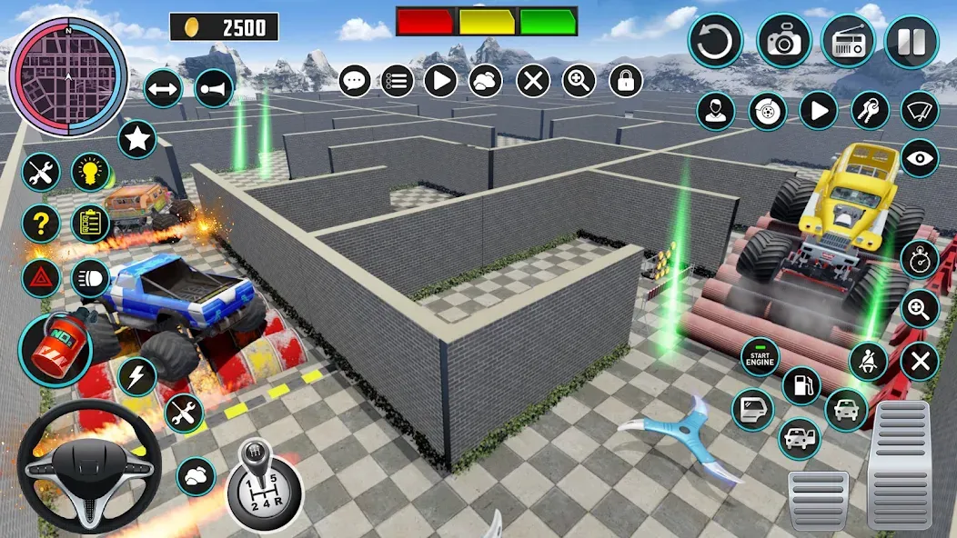 Monster Truck Maze Puzzle Game [MOD: безлимитные деньги и все машины открыты] Screenshot 3