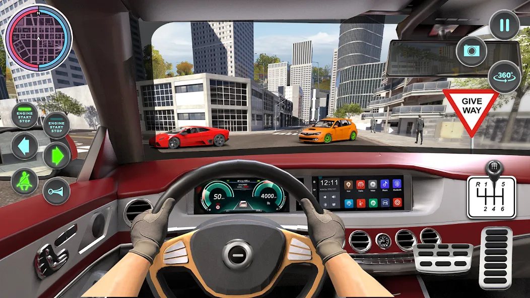 Modern Car Driving School Game [MOD: безлимитные деньги и все машины открыты] Screenshot 2