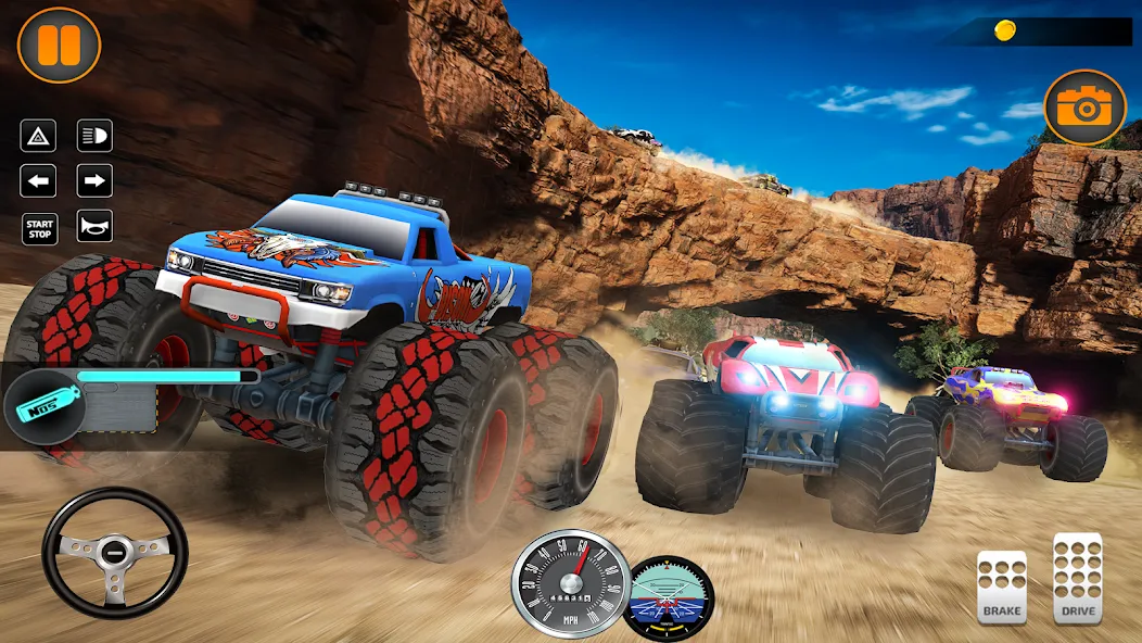 Monster Truck Off Road Racing [MOD: безлимитные деньги и все машины открыты] Screenshot 4