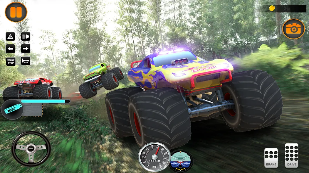 Monster Truck Off Road Racing [MOD: безлимитные деньги и все машины открыты] Screenshot 5
