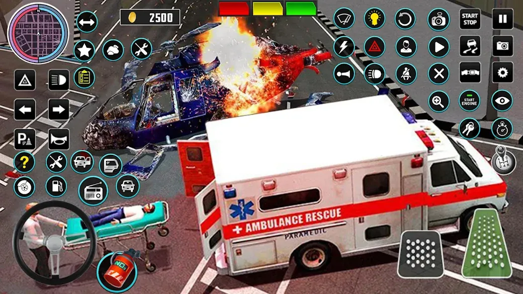 Heli Ambulance Simulator Game [MOD: безлимитные деньги и все вертолеты] Screenshot 4