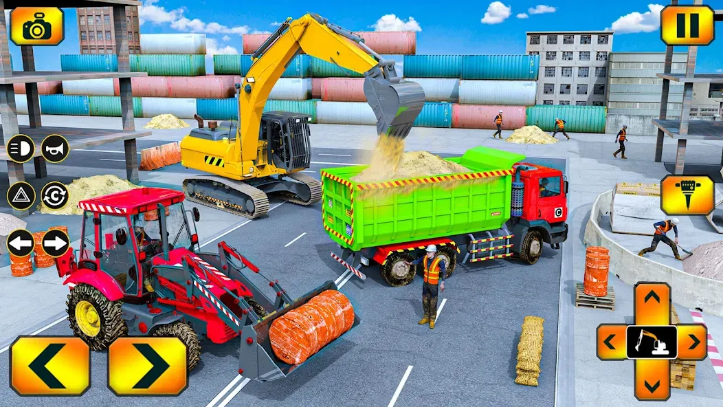 Sand Excavator Simulator Games [MOD: безлимитные деньги и техника] Screenshot 3
