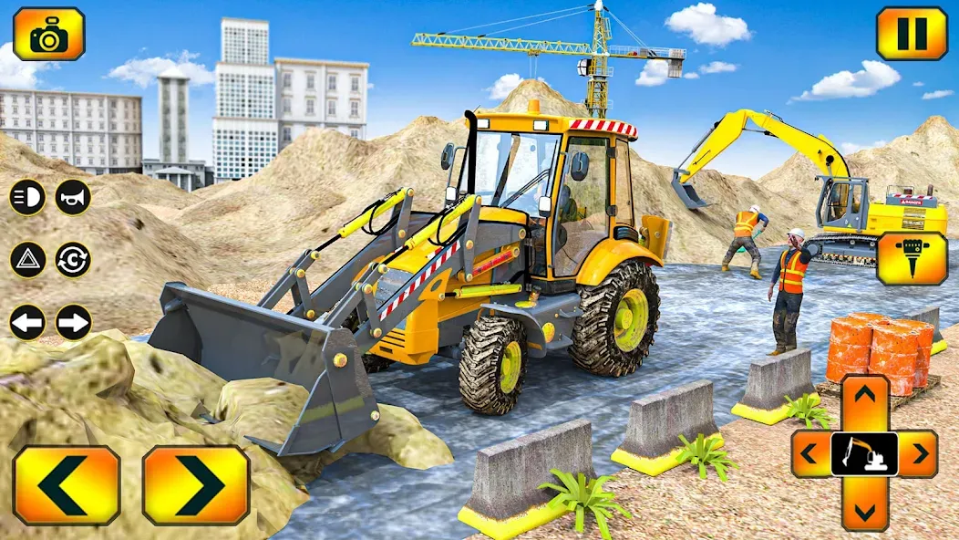 Sand Excavator Simulator Games [MOD: безлимитные деньги и техника] Screenshot 4
