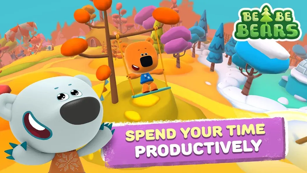 Be-be-bears: Adventures [MOD: безлимитные монеты и подсказки] Screenshot 3