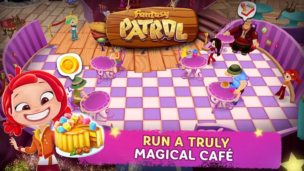 Fantasy Patrol: Cafe [MOD: много монет и всё открыто] Screenshot 1