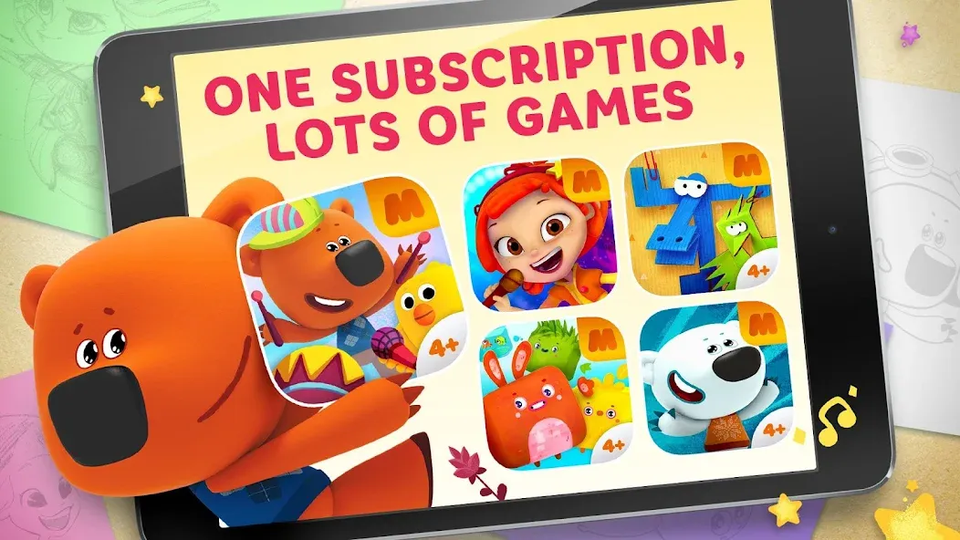 Rhythm and Bears [MOD: безлимитные монеты и разблокированы все песни] Screenshot 1