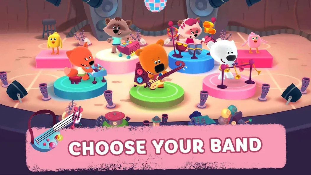 Rhythm and Bears [MOD: безлимитные монеты и разблокированы все песни] Screenshot 2