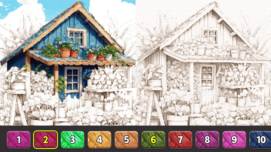 Cross Stitch: Color by Number [MOD: без рекламы и все узоры открыты] Screenshot 3