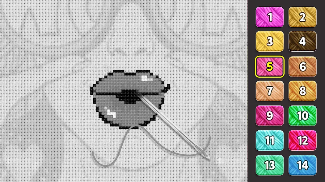 Cross Stitch: Color by Number [MOD: без рекламы и все узоры открыты] Screenshot 5