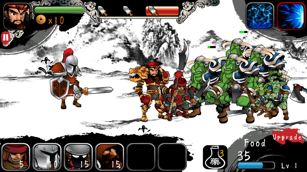 Three Kingdoms Defense [MOD: безлимитные ресурсы и мощные герои] Screenshot 3