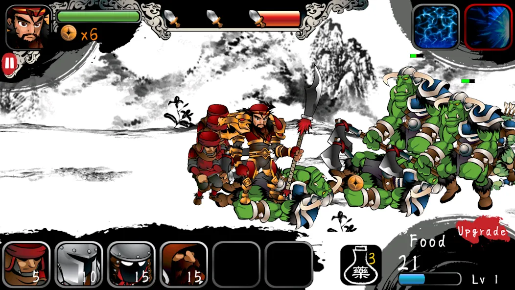 Three Kingdoms Defense [MOD: безлимитные ресурсы и мощные герои] Screenshot 5