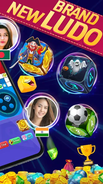 Online Ludo Game Multiplayer [MOD: много игроков и бесконечные победы] Screenshot 5