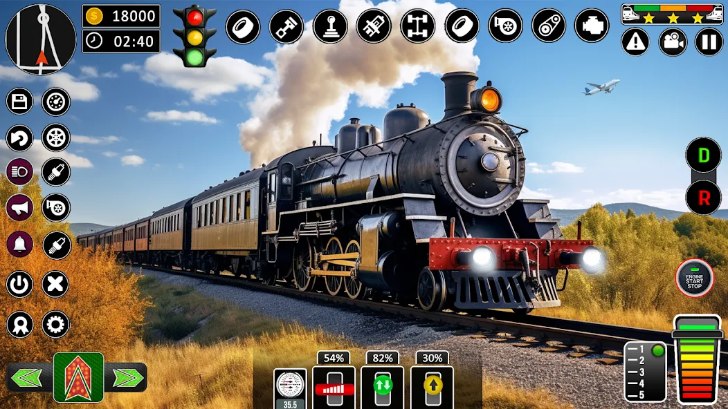 City Train Games Driver Sim 3D [MOD: безлимитные деньги и все поезда открыты] Screenshot 3