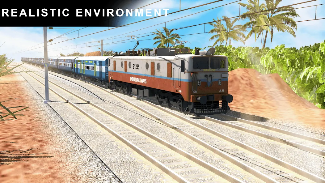 Indian Railway Train Simulator [MOD: безлимитные деньги и топливо] Screenshot 5