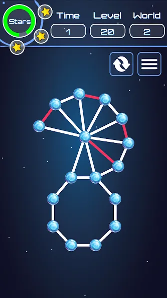Connect The Dots [MOD: безлимитные подсказки и все уровни] Screenshot 4