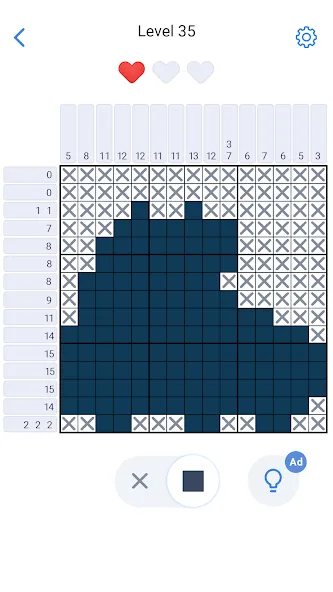 Pixel Art: Logic Nonogram [MOD: безлимитные подсказки и все уровни открыты] Screenshot 4