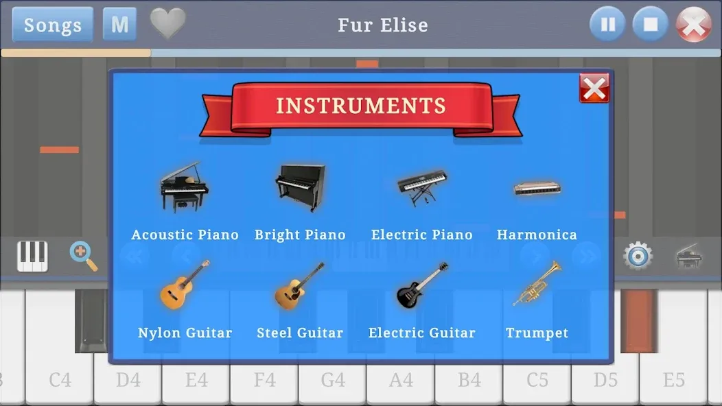 Piano Music &amp; Songs [MOD: безлимитные ноты и открыты все песни] Screenshot 3