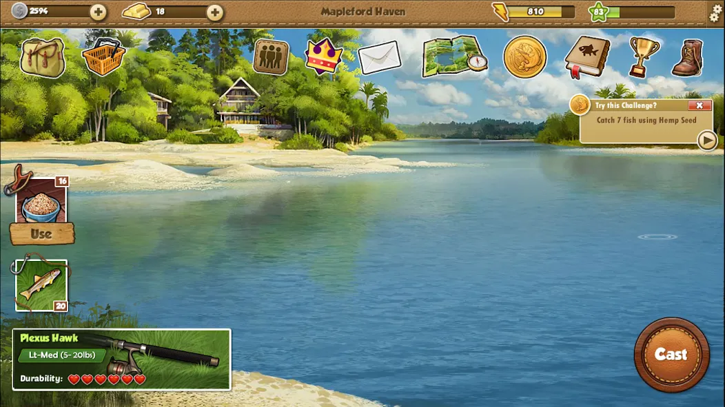Fishing World [MOD: безлимитные деньги и ресурсы] Screenshot 5