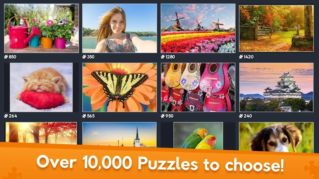 Jigsaw World [MOD: безлимитные подсказки и все пазлы открыты] Screenshot 2
