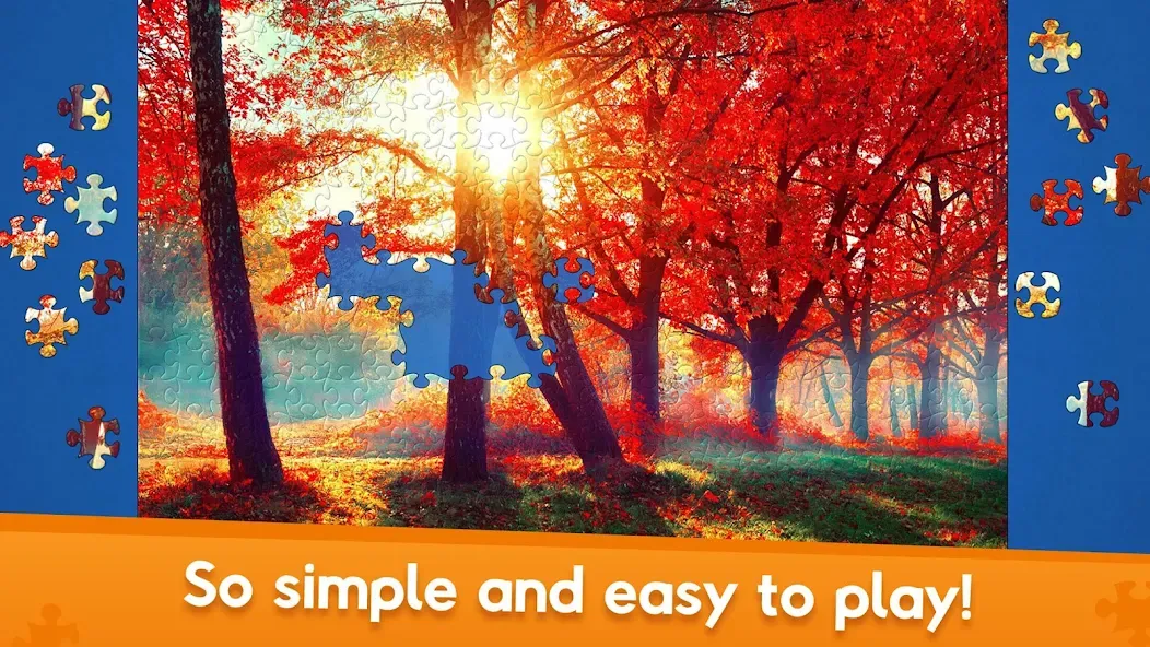 Jigsaw World [MOD: безлимитные подсказки и все пазлы открыты] Screenshot 3