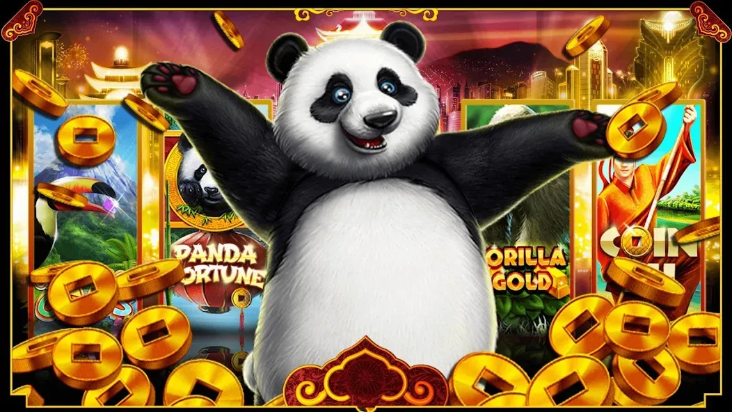 Panda Slots [MOD: безлимитные монеты и бонусы] Screenshot 5