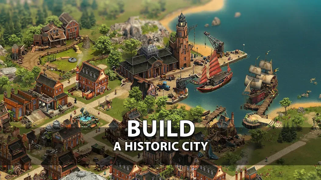 Forge of Empires: Build a City [MOD: безлимитные ресурсы и ускоренное строительство] Screenshot 1