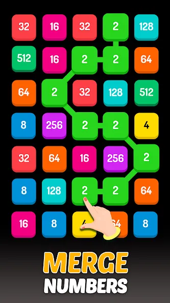2248 - Numbers Game 2048 [MOD: без рекламы и бесконечные бустеры] Screenshot 1