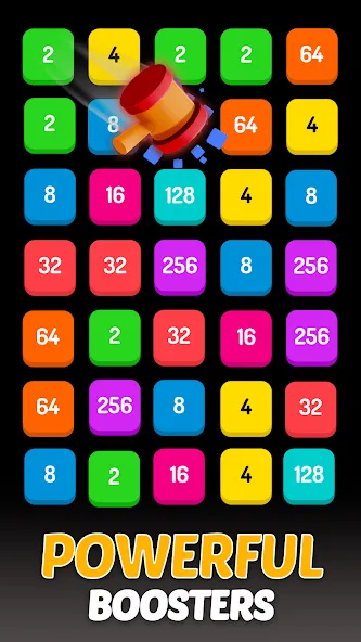 2248 - Numbers Game 2048 [MOD: без рекламы и бесконечные бустеры] Screenshot 5