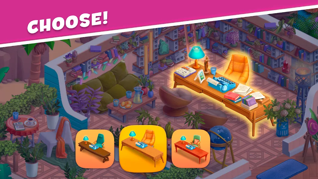 Open House: Match 3 puzzles [MOD: безлимитные монеты и ходы] Screenshot 3