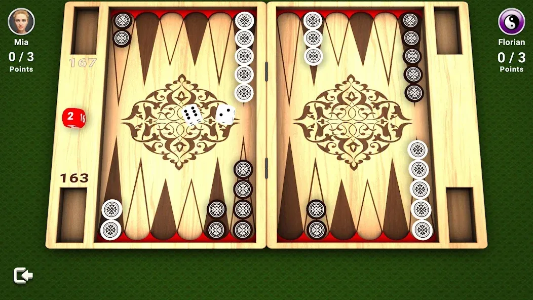 Backgammon -  Board Game [MOD: безлимитные деньги и открыты все уровни] Screenshot 1