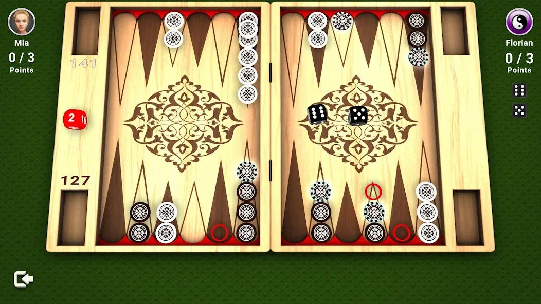 Backgammon -  Board Game [MOD: безлимитные деньги и открыты все уровни] Screenshot 2