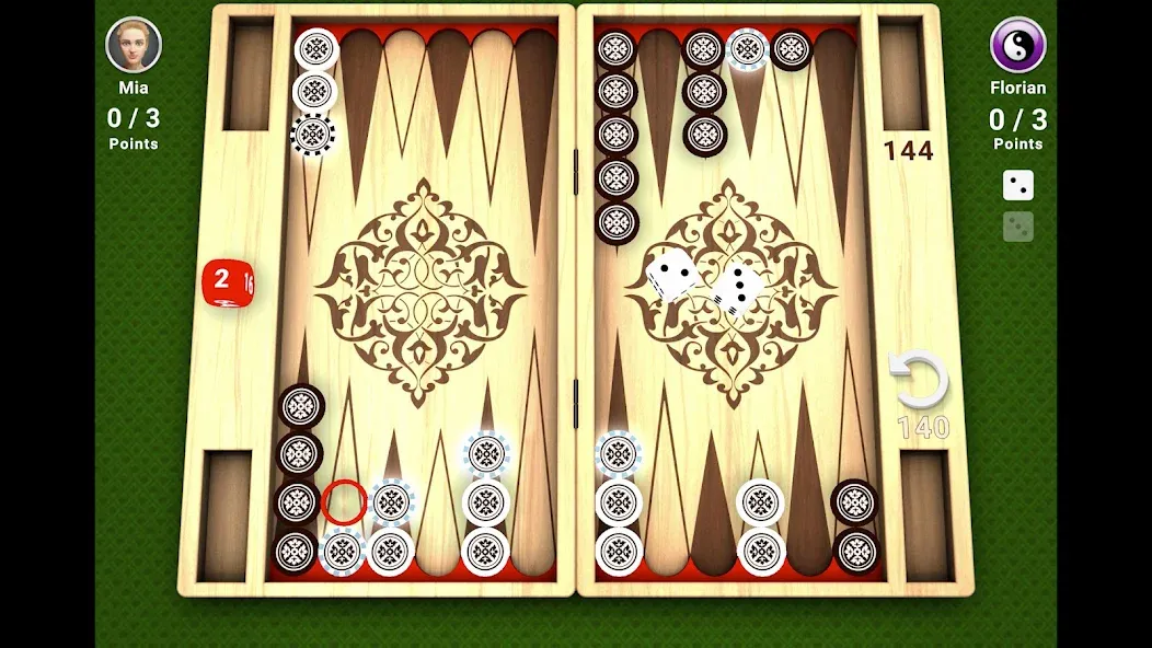 Backgammon -  Board Game [MOD: безлимитные деньги и открыты все уровни] Screenshot 5