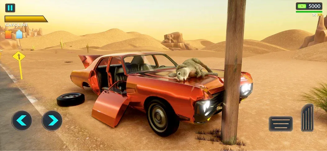 Long Road Trip - Car Driving [MOD: бесконечное топливо и деньги] Screenshot 3