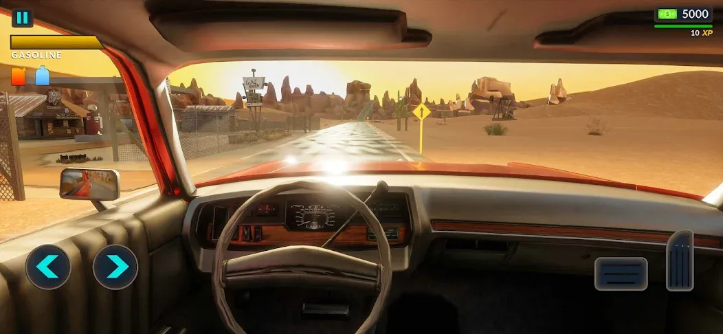 Long Road Trip - Car Driving [MOD: бесконечное топливо и деньги] Screenshot 5