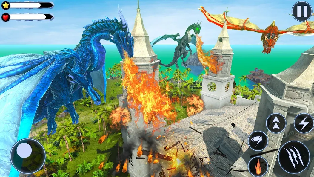 Wild Dragon Craft Family Sim [MOD: бесконечные ресурсы и быстрый крафт] Screenshot 2