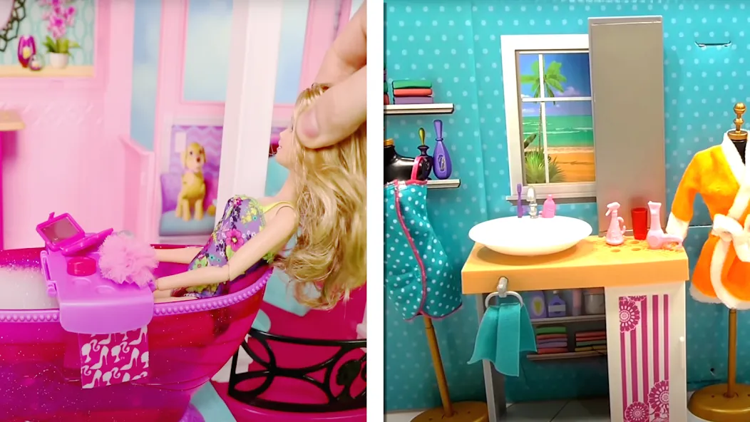 Doll House Design Doll Games [MOD: безлимитные деньги и все предметы] Screenshot 1