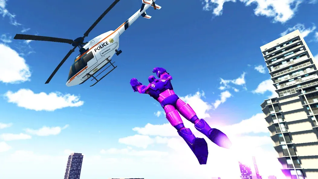 Super city hero:Iron Hero War [MOD: безлимитные деньги и алмазы] Screenshot 1