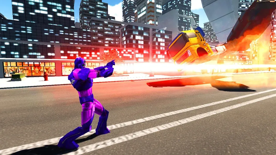 Super city hero:Iron Hero War [MOD: безлимитные деньги и алмазы] Screenshot 2