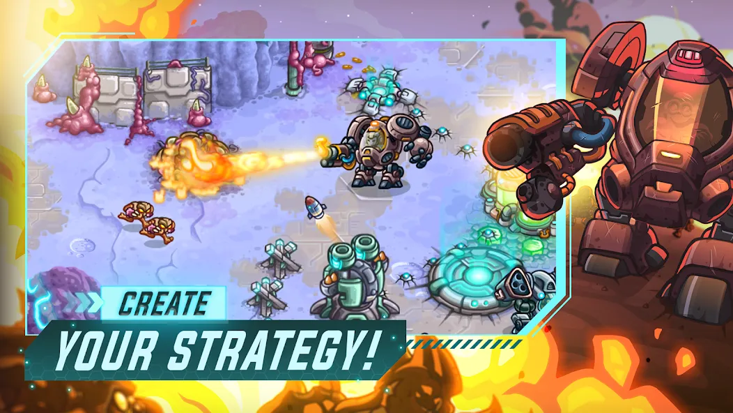 Iron Marines Offline Strategy [MOD: безлимитные ресурсы и все уровни открыты] Screenshot 2