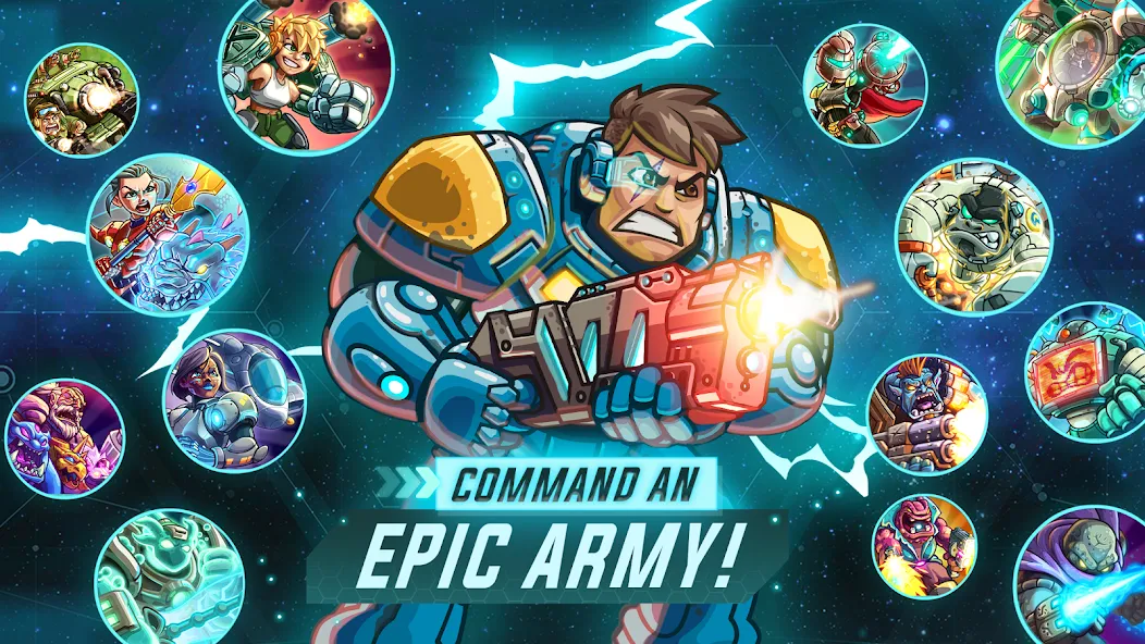 Iron Marines Offline Strategy [MOD: безлимитные ресурсы и все уровни открыты] Screenshot 3