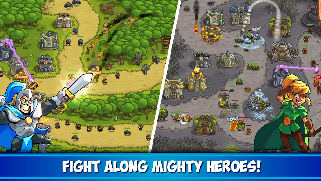Kingdom Rush Tower Defense TD [MOD: безлимитные деньги и все башни открыты] Screenshot 3