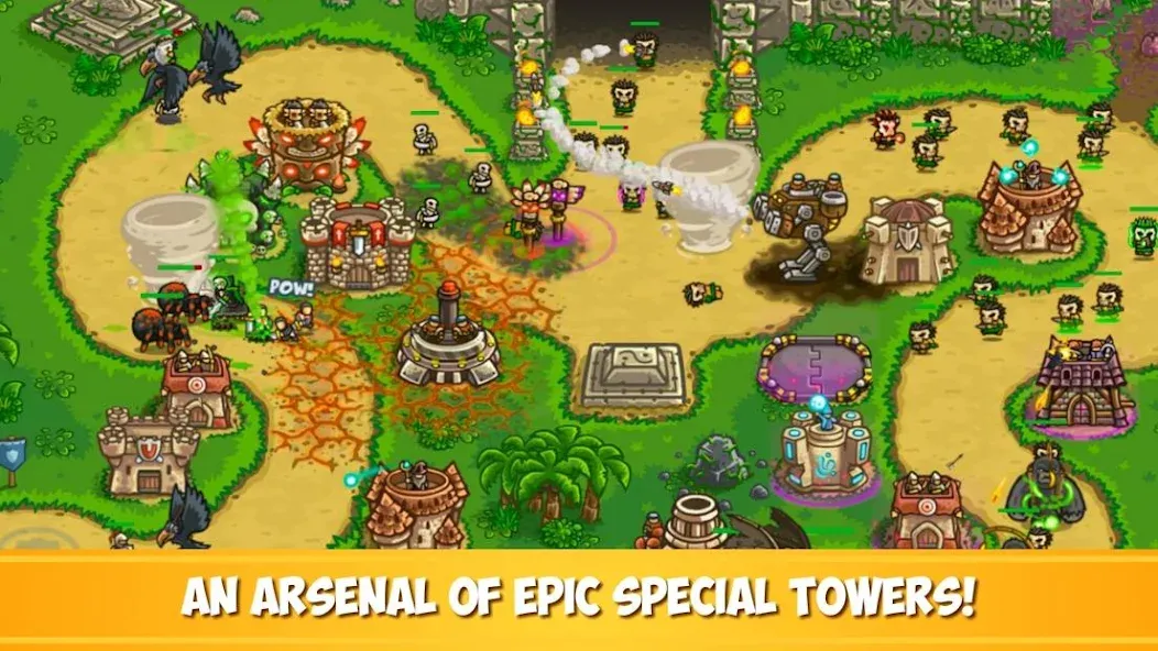 Kingdom Rush Frontiers TD [MOD: безлимитные деньги и герои] Screenshot 4